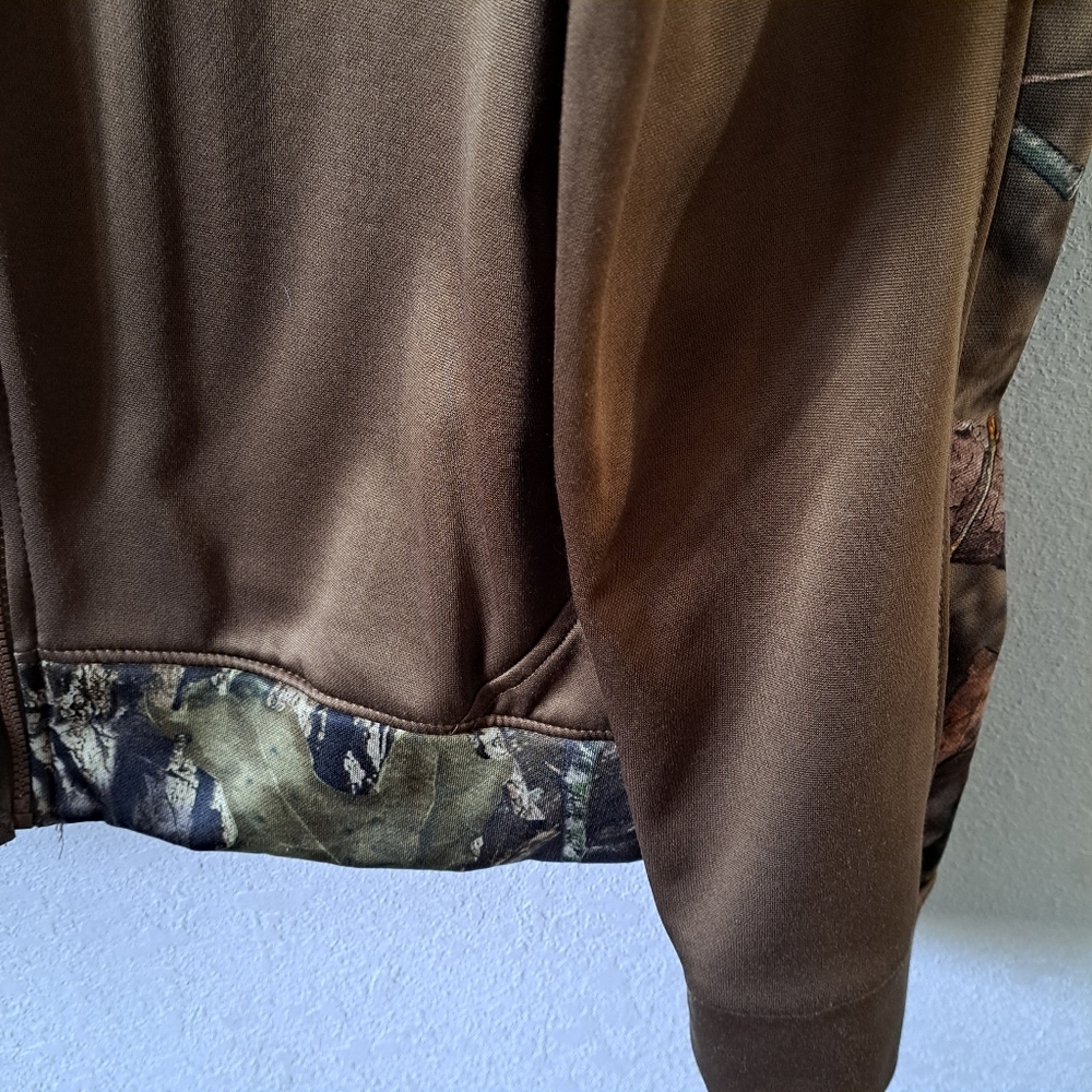 Zip-up Camo Fleece Sweatchirt - Picture 4 of 7